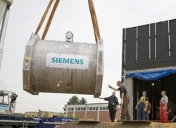 Siemens to clear its self-made building lot.