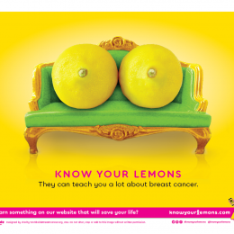 Photo: Breast cancer awareness – with a twist of lemon