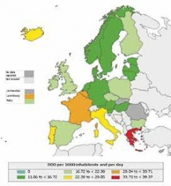 Consumption of antibiotics for systemic use in the community in EU/EEA...