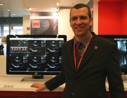 Bjorn Belpaeme, Product Manager, Healthcare Division, Barco, presented the new...
