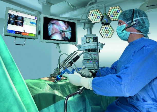 Photo: TRUMPF Group
ViKY assists surgeons with laparoscopic procedures by...