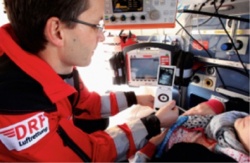 DRF German Air Rescue has used devices such as GE Healthcare’s Vscan since...