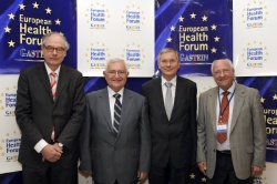 Prof. Helmut Brand, Präsident; John Dalli, Ehem. EU Kommissar für Gesundheit...