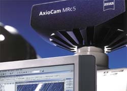 The AxioCam MRc5 digital camera 