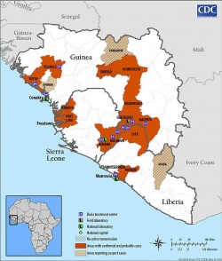 Ebola Hemorrhagic Fever Outbreak in Guinea, Liberia, and Sierra Leone, updated ...