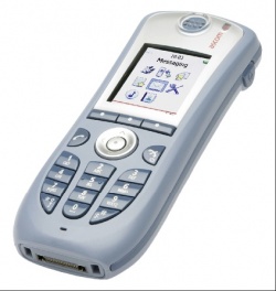 The Ascom-i62 VoWiFi handset offers communication and transmission in the form...