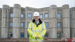 NHS Medical Director Sir Bruce Keogh in front of the Northumbria Specialist...