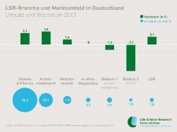 LSR-Branche und Marktforschung im Deutschland - Umsatz und Wachstum 2013. Foto:...