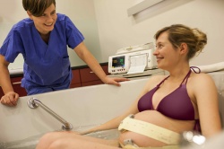 Photo: Detecting fetal and maternal heart rates
