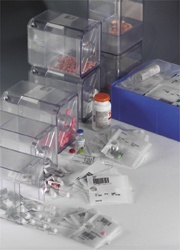 The Pillpick system packs tablets, suppositories, phials, syringes, etc. into...