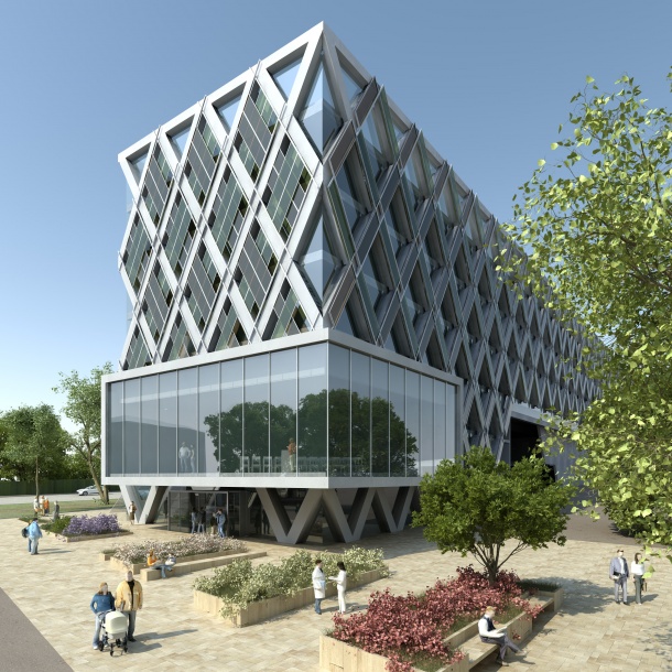 Wilhelminenspital – Sub-project 1. Office and services building.