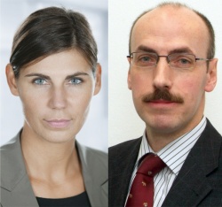 Hauptprojektpartner Claudia Michalik (Köln) und Prof. Dr. Jürgen Stausberg...