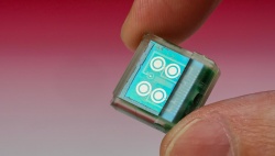 This biosensing chip has been created by researchers in EPFLs Integrated...