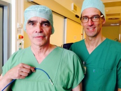 Prof. Dr. Karl-Heinz Kuck und Dr. Tobias Tönnis, Kardiologie der Asklepios...