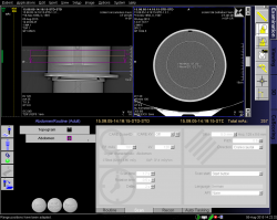 Siemens CT Simulator:
Phantom mit 5 mm Schichtdicke gescannt
-> CTDIvol ist...