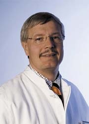 Professor F-J Prott, Director of the RNS Clinic, St Josefs-Hospital, in...