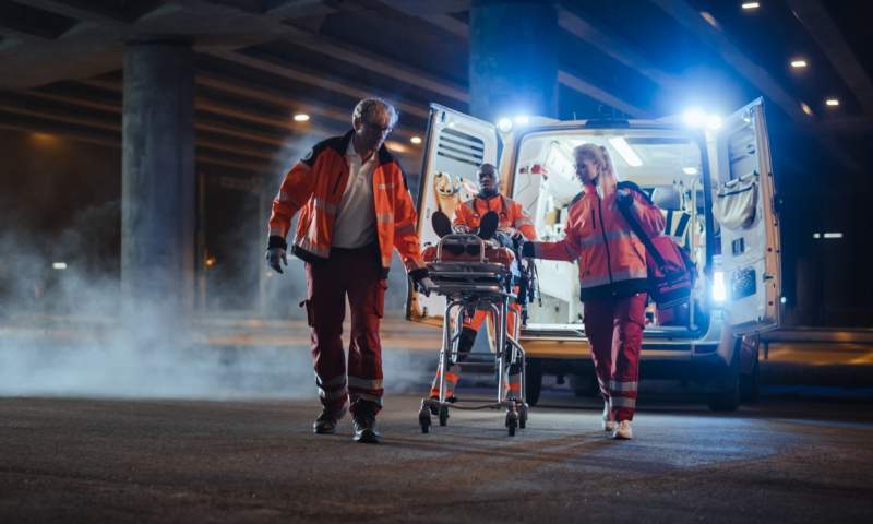 Testlauf für ElektroRettungswagen •