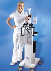 Photo: An accumulator-free contrast agent injector