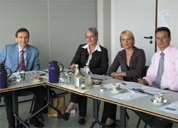 From left: Dr Lothar Krimmel (Managing Director, Bioscientia), Daniela...
