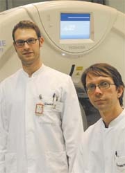 Professor Eberhard Siebert (left) and Dr. med. Georg Bohner (right) (Department...