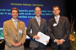 (f.l.t.r.) Dr Daniel de Backer, Dr. Hermann Heinze and Frank Ralfs

