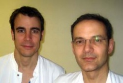 Dr. Fabian Knebel (l.) und PD Dr. Adrian C. Borges