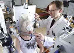 Dr Andrzej Kacperek, head of the cyclotron centre at the Clatterbridge Centre...