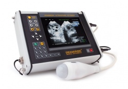 Photo: Draminski’s fully portable ultrasound scanner