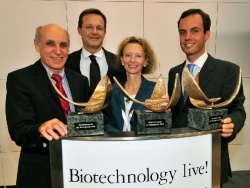 From left: Prof. Hugo Katus, Dr Andrew Remppis, Prof. Lisa Wiesmüller, Dr-Ing....