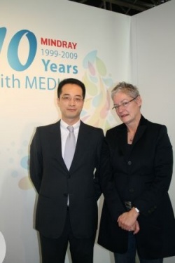 Ting Yang (left) with Daniela Zimmermann