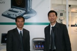 Randy Hwan (left) with EH China representative China Gavin