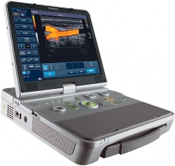 Photo: The diagnostic laptop
