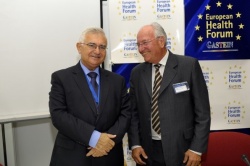 EU Commissionar John Dalli, EHFG President Prof. Dr. Günther Leiner 