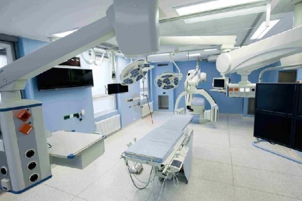 Im neuen Hybrid-Operationssaal der Chirurgischen Universitätsklinik Heidelberg...