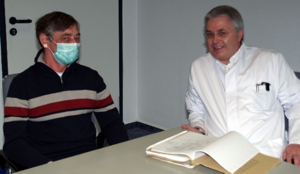 Heinz-Dieter Hilgers (left) together with Dr. Frank Bonin