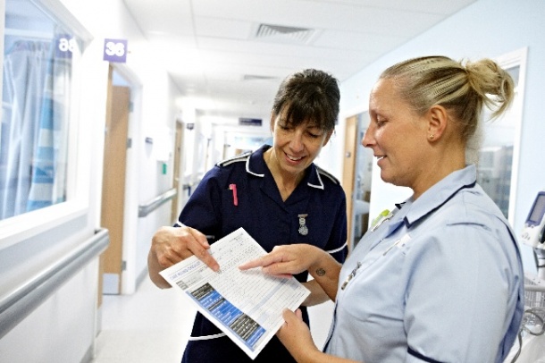 Senior clinical educator Sue Crossfiel in action