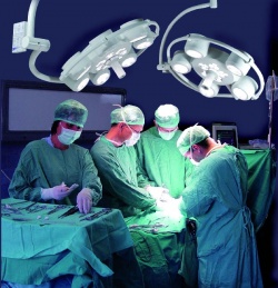 Photo: A cool way to illuminate procedures