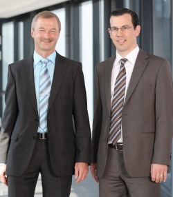 Klaus Kiesel, Geschäftsführer, und Christoph Ulrich, geschäftsführender...