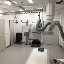 Installation in the X-ray area