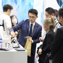Visitors were eager to learn about the exhibitors latest medical products
