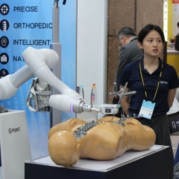 Point Medical impressed visitors of the Smart Medical Pavilion with its robotic...