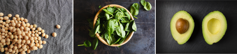 Foods that are good sources of magnesium include soy beans, spinach and...