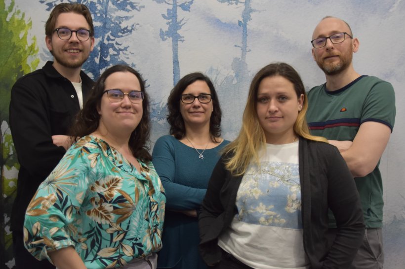 From left: Márton Simon Czikkely, MD; Petra Szili, PhD; Ana Martins, PhD;...