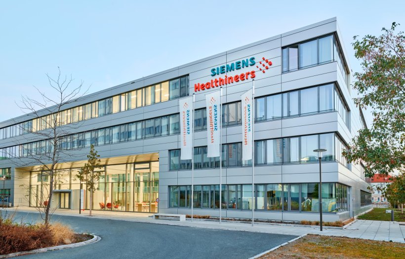 Die Unternehmenszentrale von Siemens Healthineers in Erlangen