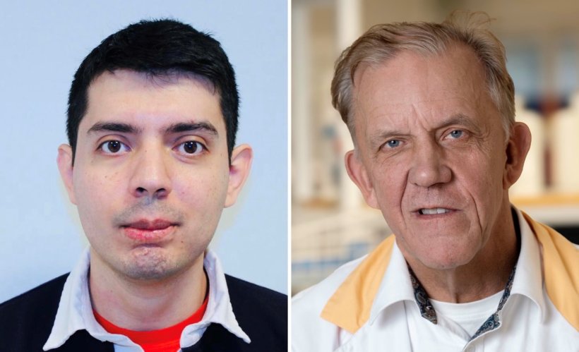 Dual portrait of Fernando Gonzalez-Ortiz and Kaj Blennow