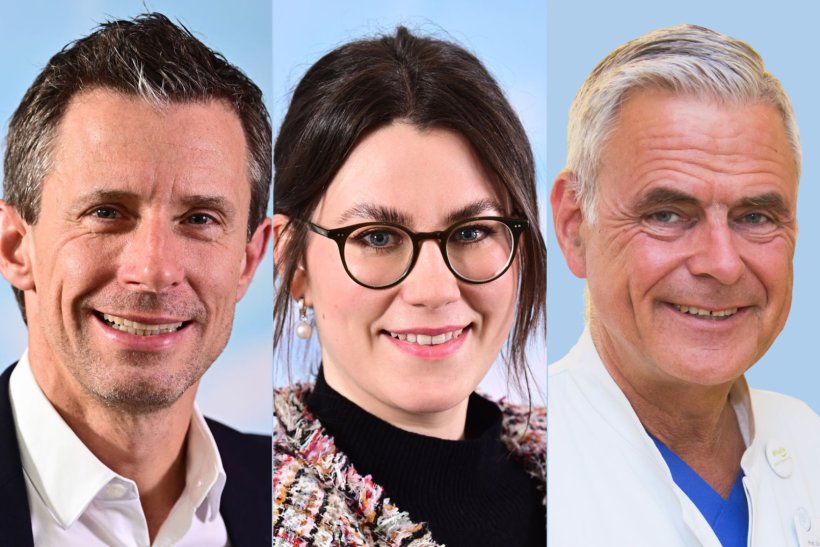 Von links: DIVI-Präsident Professor Florian Hoffmann, Louisa Jahnke –...