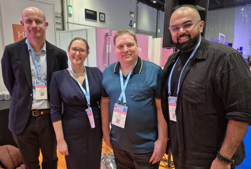 The cybersecurity panel (from left): Gary McAllister, Linda Kaye, Sam Cattell,...
