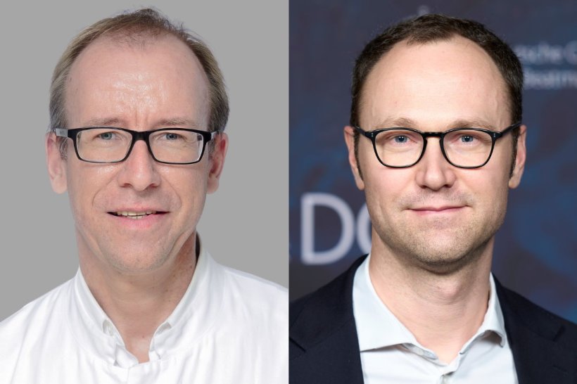 Doppelportrait von Professor Jens Gottlieb und Professor Nikolaus Kneidinger