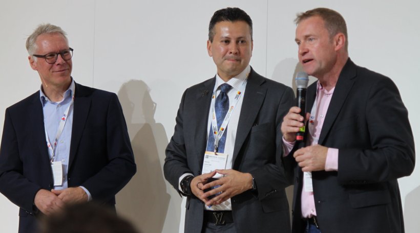 Von links: Dr. Markus Vogel, Harvey Castro, Waclaw Lukowicz