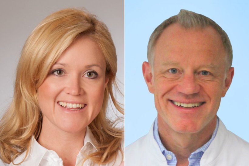 Doppelportrait von Prof. Kathrin Kahnert und Prof. Henrik Watz